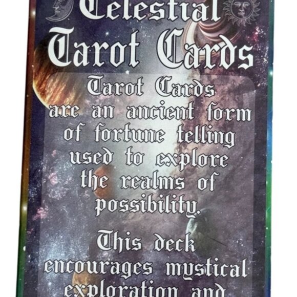 Celestial Tarot Card Deck 78 Cards Astrology Stars Planets – New - Picture 4 of 5